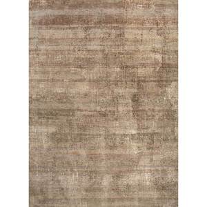 Uvenuti Beige <b>Brown</b> Hand Knotted <b>Wool</b> Rug AKWL-13025 Abstract New Rectangle Carpet for Home for Living Hallway Entryway Puzzle - Product Image 1
