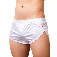 Erkek ipek saten Boxer külot külot rahat iç çamaşırı külot sandıklar şort hızlı kuru nefes