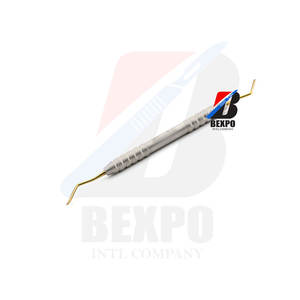 Pince à fragment de pointe de racine dentaire coudée en acier inoxydable de 140mm - Product Image 3