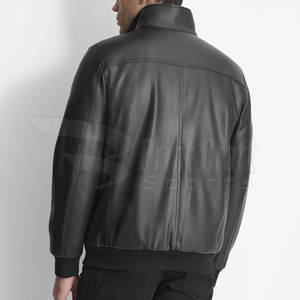 Chaqueta de Cuero para Hombre, Estilo Casual, Material Duradero, Color Sólido, Chaqueta de Cuero de Invierno para Hombre, Gran Venta - Product Image 2