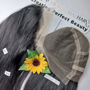 Perruque 360 en dentelle complète, cheveux cambodgiens, ondulation lisse et soyeuse, couleur personnalisée, haute qualité, densité élevée pour femmes noires - Product Image 1