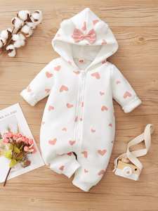 Mono de Bebé Personalizado al por Mayor, Mono de Manga Corta con Botones a Presión, de Spandex/Fibra de Bambú, con Estampado Lindo, Traje para Recién Nacido, al por Mayor - Product Image 6