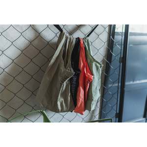 Outdoor Shopping Bag & Shoulder Strap Set-Available in Black/Gray/Sage/ Sizes S/M/L - Product Image 4