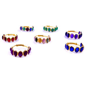 Anillo Ajustable de Plata de Ley 925 Sólida para Mujer, Chapado en Oro, con Gema de Amatista, Estilo Vintage, para Aniversario o Boda - Product Image 5