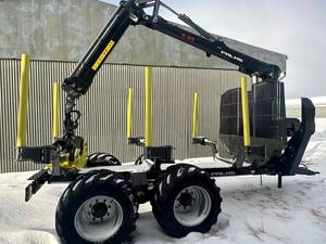 Remolque Forestal PALMS U12 con Capacidad de Carga de 12,000 kg, Unibody, 6.21 m de Longitud, Área de Carga de 2.75 m², Compatible con Grúa de 120 kNm - Product Image 5