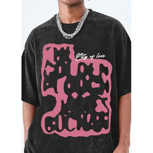 Camisetas de lavado ácido de verano para hombre Último diseño Jersey de secado rápido Manga corta personalizada Impresión de lavado ácido en venta - Product Image 4