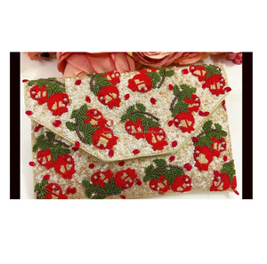 Women Messenger Handmade Custom Luxury Bridal Clutch Bags Bohemian Envelope Bags India Ladies Evening Party Clutch Bags - Product Image 4