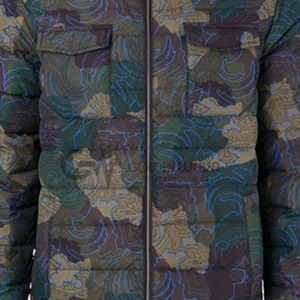 Chaqueta de invierno personalizada OEM para mujer, Abrigo acolchado con bolsillos cálidos, tela de lona, cuello levantado, colocación de logotipo frontal - Product Image 4