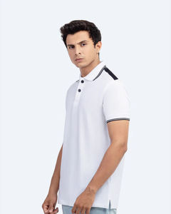 Las Mejores Camisetas de Golf Personalizadas Lisas, Cómodas, Transpirables, de Corte Ajustado, para Hombre, Casuales, de Moda, de Manga Corta, de Alta Calidad y 100% Algodón - Product Image 4