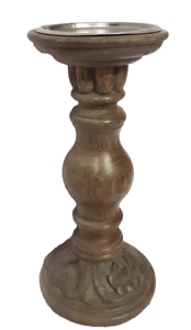 Vente en gros d'usine taux de vente bougeoir en bois support de mode peinture bougeoir en bois personnalisé bougeoir cadeau pour la maison - Product Image 5