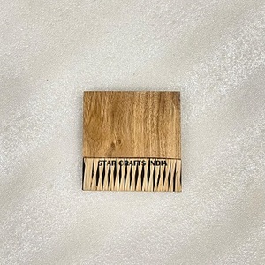 Dessous de verre carrés en osier Napperons tissés à la main en rotin de haute qualité Nouveau bois et osier tissé sous-verre également sous-verre pour boisson - Product Image 3