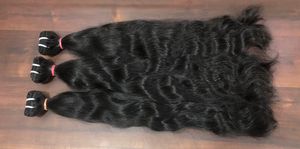 Cuticule cambodgienne brute alignée 100% non traitée naturelle ondulée Super soyeuse lisse vague temple cheveux humains paquets Extensions vendeur - Product Image 4