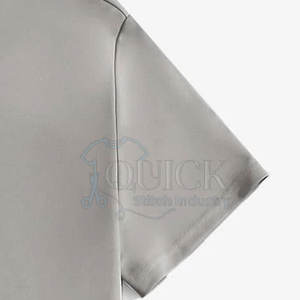 2025 nouveauté en gros été hommes solide décontracté respirant léger t-shirt et short ensemble - Product Image 5