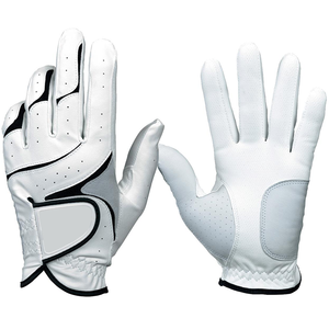 Gants de golf de couleur personnalisée pour hommes, droitiers, golfeurs Gants de golf de qualité Cabretta fabriqués en cuir OEM - Product Image 4