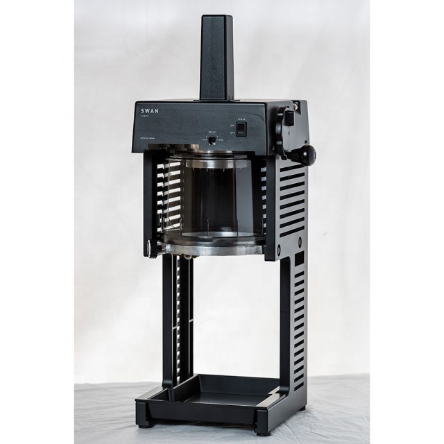Chic Black Color Swan Commercial Ice Shaving Machine