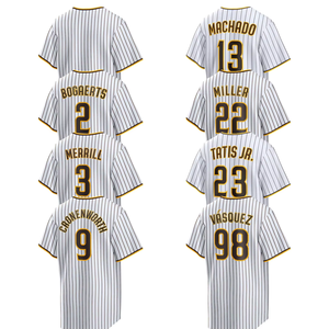 Camisetas de Béisbol Unisex 2025 del Equipo de San Diego, Personalizadas, con Logos Impresos por Transferencia de Calor, Uniformes Transpirables de Manga Corta - Product Image 1
