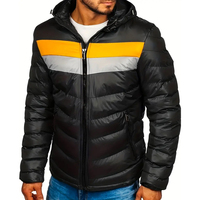 Nouvel arrivage de veste rembourrée à manches régulières coupe ajustée de haute qualité pour hommes en hiver avec impression personnalisée