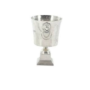 Recién llegado, hecho a mano, último enfriador de vino único con soporte, cubo de hielo de aluminio fundido, Enfriador de champán personalizable - Product Image 5