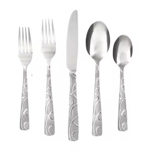 Cubiertos de Acero Inoxidable para Restaurante, Juego de Cubiertos con Tenedor, Cuchara y Cuchillo para Hotel, Hogar y Mesa de Comedor - Product Image 4