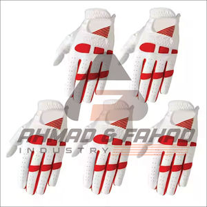 A & F Industria Premium Custom Fit Guantes de golf Cabretta Cuero Pu Diseño híbrido Marca personalizada Tallas para hombres Colores OEM - Product Image 2