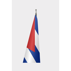 Bandera Oficial de Cuba para Interiores con Logotipo Personalizado Impreso en Materiales de Alta Calidad: Algodón, Seda, Nailon y Plástico para Seguridad y Uso en Aluminio - Product Image 3