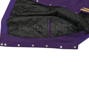 Chaqueta Universitaria de Cuero con Mangas Largas, Servicio OEM, Chaqueta Universitaria para Hombre, Estilo Holgado, Tendencia Actual - Product Image 6