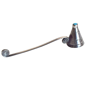 Supresor de vela de metal para decoración del hogar Vela DE SEGURIDAD Extinguir mecha Snuffer con agarre de madera Mango largo - Product Image 6