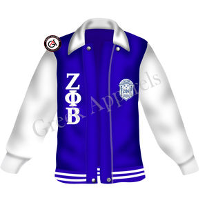 Zeta phi Beta เสื้อแจ็กเก็ตสตรีปักลายสโมสรสโมสรสโมสร zpb เสื้อแจ็กเก็ตสไตล์ที่กำหนดเอง - Product Image 2