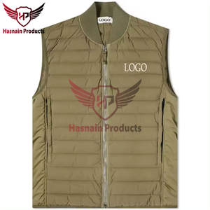 Chaqueta de invierno de burbuja sin mangas personalizada de fábrica al por mayor de primera calidad para hombres con forro acolchado-Chaqueta acolchada para hombre - Product Image 3