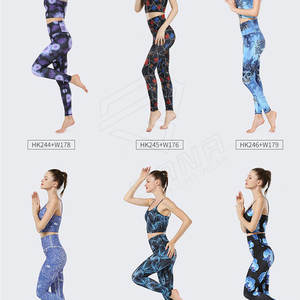 New Arrival Custom Made Women's Yoga Set Breathable Bra & <b>Pant</b> Sports Bra & Legging Solid Pattern Plus Size Hot <b>Sexy</b> Shorts - Product Image 3
