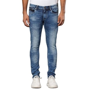 2023 Top Bán Người Đàn Ông Của Phong Cách Cổ Điển Chất Lượng Cao 100% Odm Thiết Kế Giữa Thẳng Denim Jeans Quần Mới Phong Cách Vừa Xuất Khẩu - Product Image 1