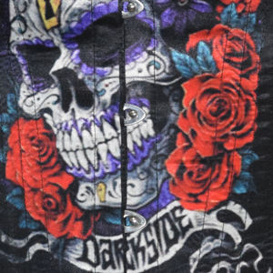 Corsé Sublimado con Diseño de Calavera, Corsés de Satén para Debajo del Busto, Prendas Moldeadoras - Product Image 5