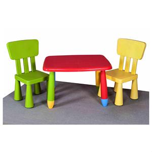 Tavoli per bambini WELL HOME - Tavolino rettangolare in plastica rossa 73x58x48 cm - Product Image 4