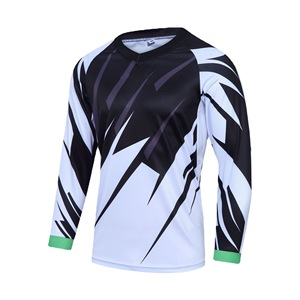 Atacado Custom Made MTB Motocross Corrida Jersey dos homens BMX & Dirt Bike Combinação Terno para MX & DH Esportes Corrida Vestuário Feito - Product Image 1