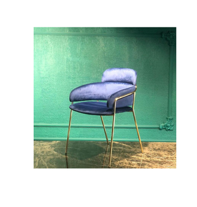 Silla de comedor de madera curvada de gama alta moderna tapicería de cuero PU apilable portátil ecológico impermeable hogar Oficina comedor - Product Image 1