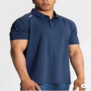 100% algodón liso multicolor hombres algodón cuello Camiseta estilo casual con diseño en blanco - Product Image 1