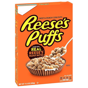 Céréales Reese's Puts Puffs à l'intérieur de gobelets au beurre de cacahuète, céréales Reese's Puts Puffs sans gluten (vegan, sans céréales) - Product Image 2