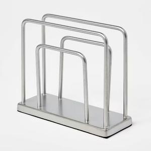 Modern <b>Bar</b> Napkin Holder Stainless Steel Multi Slot Upright Design Stable Base Elegant Look for Home <b>Bar</b> Restaurant Table - Product Image 1