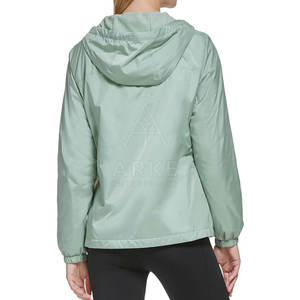 OEM, venta al por mayor, chaqueta cortavientos de invierno de talla grande para mujer, hecho a medida con cuello levantado, procesamiento de punto, diseño 2025 - Product Image 3