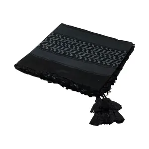 Chal de estilo elegante árabe Shemagh, pañuelo táctico de Israel, hecho en Pakistán, nuevo diseño - Product Image 2