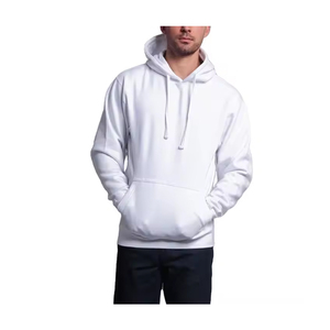 Sweat-shirt en coton pour homme avec logo brodé et appliqué, manches longues, à capuche, style streetwear, personnalisable, vente en gros - Product Image 2