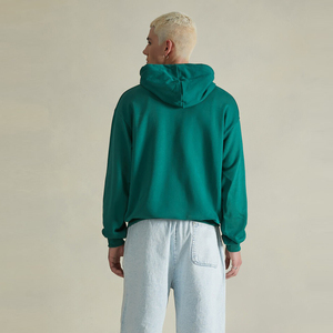 Sweat à capuche personnalisé pour hommes, coupe large, 100% coton mélangé, imprimé et brodé, lavé à l'acide, commande minimum 2 pièces - Product Image 3