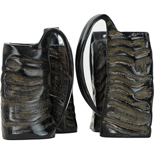 Antique Viking Ox Horn Tankard Luxury Meer Mug in Natural Black Customized Logo <b>Ceramic</b> <b>Cups</b> Beer Glass - Product Image 3