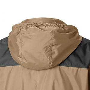 Veste coupe-vent pour hommes Couleurs contrastées Fermeture éclair à capuche Vêtements de sport légers Streetwear Vente en gros Veste d'extérieur personnalisée - Product Image 5