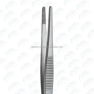 Pinzas para Aplicación de Apósitos, Diseño Estándar, Precisión, Acero Inoxidable, Instrumento Médico para el Manejo Delicado de Apósitos - Product Image 3