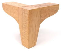 Pieds de meubles de luxe personnalisés en bois massif robuste pour canapé-lit, design moderne, pour salon, ferme, extérieur, hôpital, hôtel