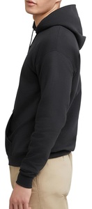 Bangladesh hizo 100% algodón hombres pulóver Sudadera con capucha antiarrugas francés Terry cómodo manga larga hombro pendiente cuello estampado - Product Image 3