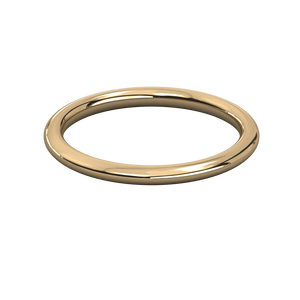 Bague de fiançailles pour femme plaquée or 9 carats avec forme de chiffre et incrustation en alliage de zinc - Product Image 2