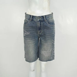 Fitness Athletic Workout gym Denim shorts Elegante Moda Casual Moda Clásico Jean Cómodo Ropa de día para mujer corta - Product Image 1