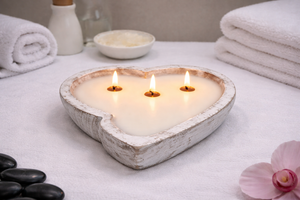 DIY Acorn Candle Jar <b>Wooden</b> Dough Bowl Hand-poured Rose Scented Candles <b>Wooden</b> <b>Wicks</b> Christmas 100% Natural Color Changing - Product Image 3